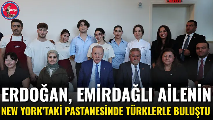 Erdoğan, Emirdağlı Ailenin New York’taki Pastanesinde Türklerle Buluştu