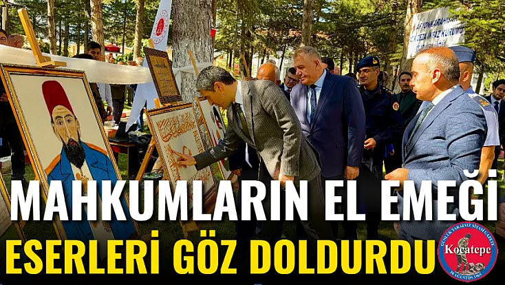 Mahkumların El Emeği Eserleri Göz Doldurdu