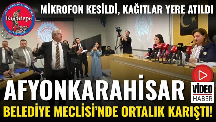 Afyonkarahisar Belediye Meclisi’nde Ortalık Karıştı!