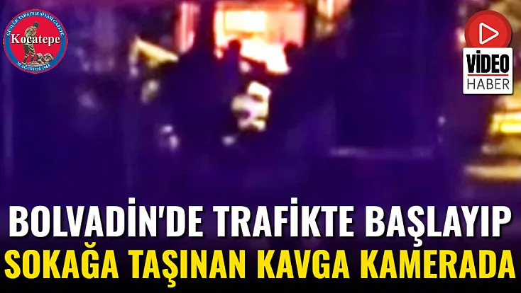 Bolvadin'de Trafikte Başlayıp Sokağa Taşınan Kavga Kamerada