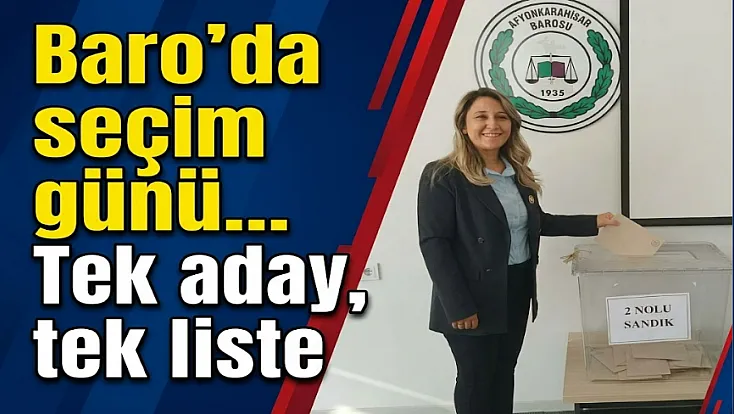 Baro'da Seçim Günü... Tek Aday, Tek Liste