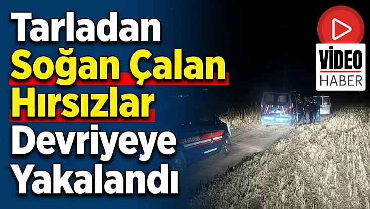 Tarladan Soğan Çalan Hırsızlar Devriyeye Yakalandı