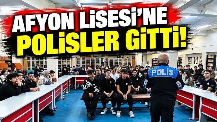 Afyon Lisesi'ne Polisler Gitti!
