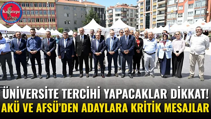 Üniversite Tercihi Yapacaklar Dikkat! AKÜ ve AFSÜ’den Adaylara Kritik Mesajlar