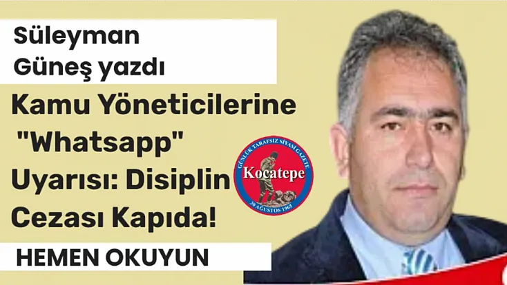 Kamu Yöneticilerine 