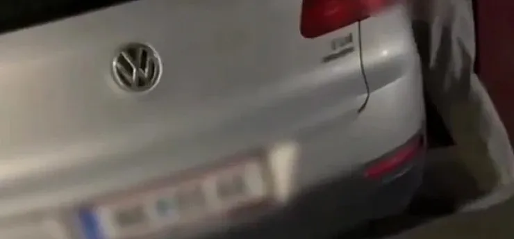 AVM Otoparkındaki Görüntüler Gündem Oldu