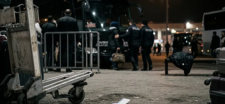 Kıyafet Değiştirerek Kaçtı, Otobüste Yakalandı