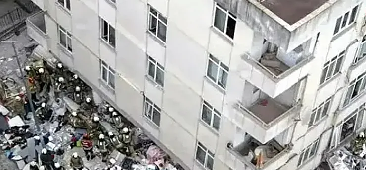 Maltepe'de 7 Katlı Bina Çöktü
