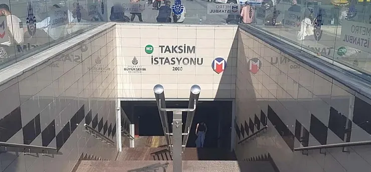 Taksim Metro'da korsan gösteri önlemi