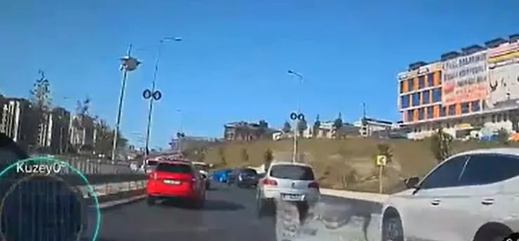 Trafik Magandası, Korku Dolu Anlar Yaşattı