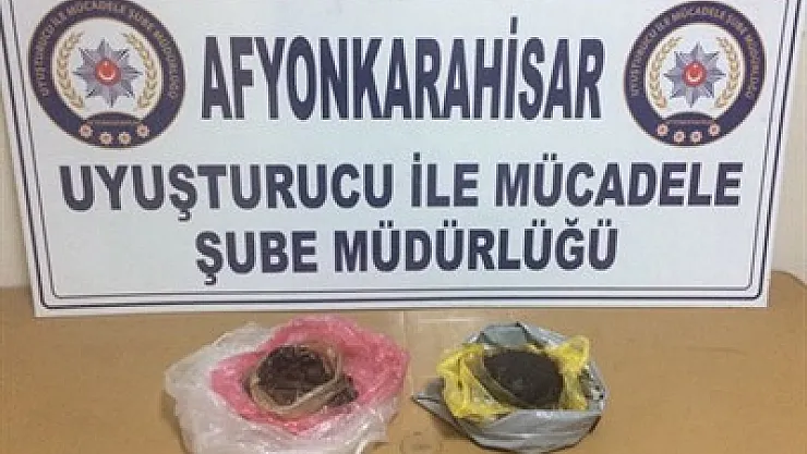 1 kilo 50 gram afyon sakızı ele geçirildi