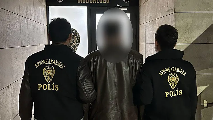 13 farklı dosyadan 20 yılı aşkın cezası olan şahıs Afyon'da yakalandı