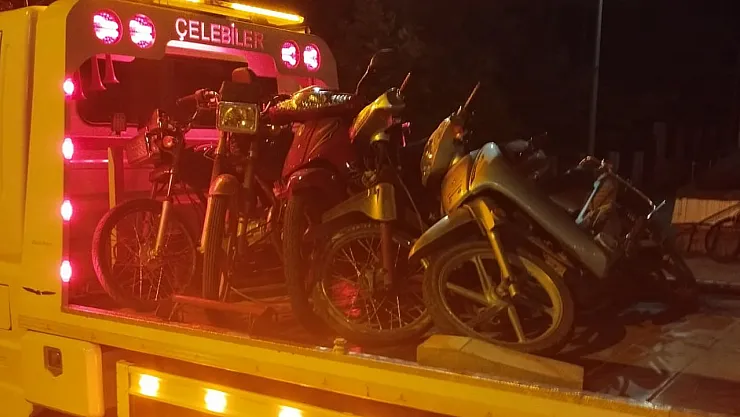 20 Motosiklet Trafikten Men Edildi