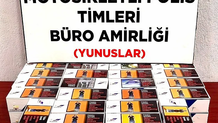 500 Paket Makaron Ele Geçirildi