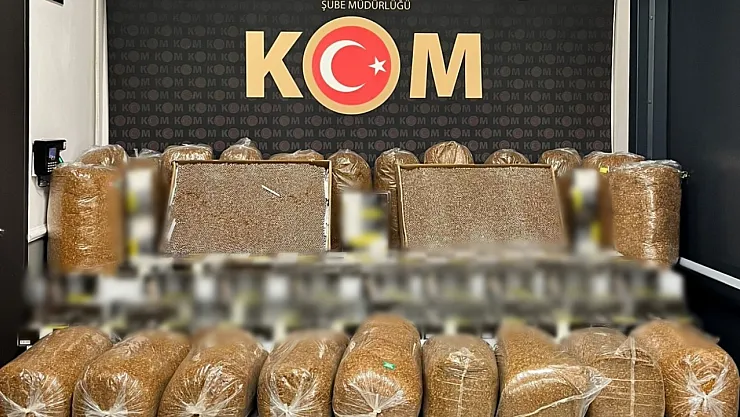 Afyon'da 150 Kilo Kaçak Tütün Ele Geçirildi