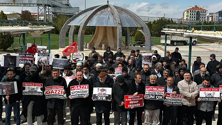 Afyon'da Gazze İçin Güçlü Mesaj: Filistin Özgür Olana Kadar Mücadeleye Devam