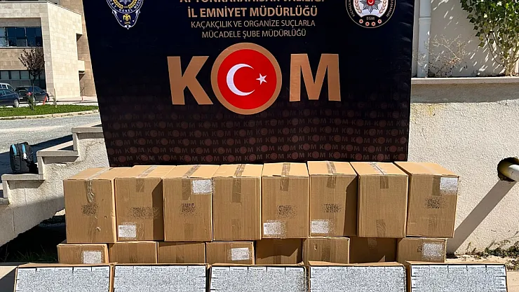 Afyon'da Kaçakçılık Yapana Göz Açtırılmıyor