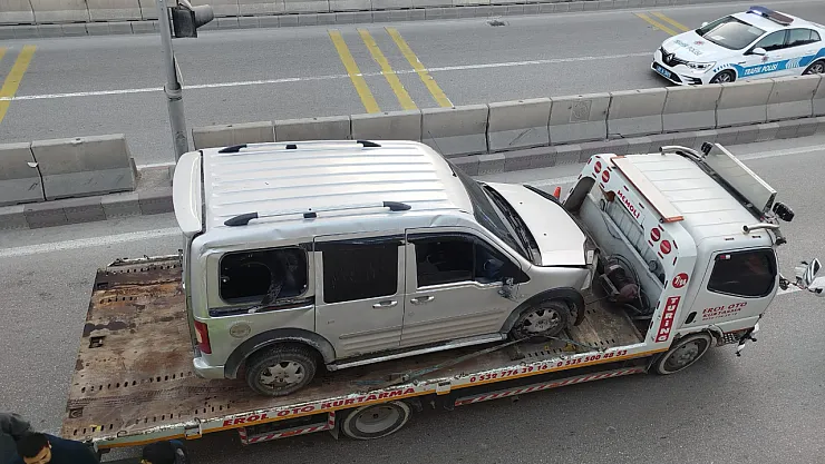 Afyon'da Korkutan Kaza!