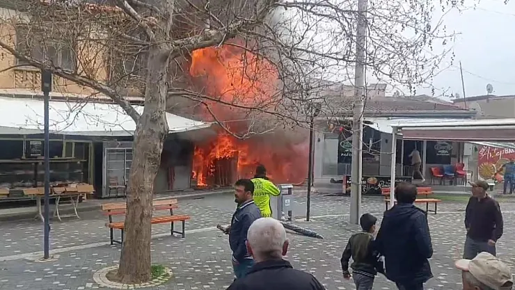 Afyon'da Korkutan Yangın: Alevler Yükseldi, Maddi Hasar Büyük
