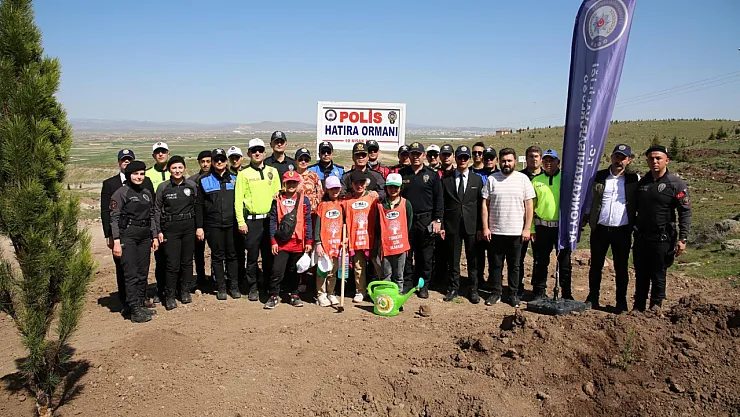 Afyon'da Polis Hatıra Ormanı Oluşturuldu