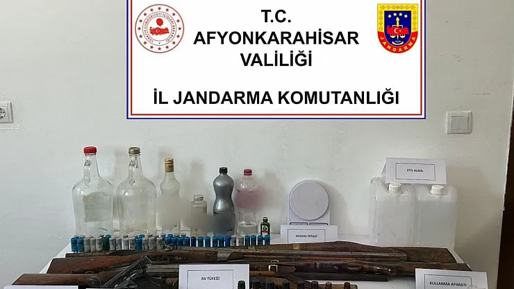 Afyon'da Sahte Alkol Baskını!