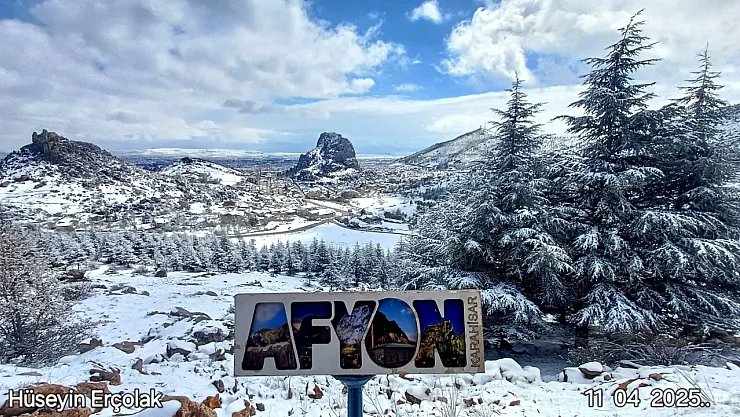 Afyon'daki Nisan Karı, Hüseyin Erçolak'ın Objektifinde