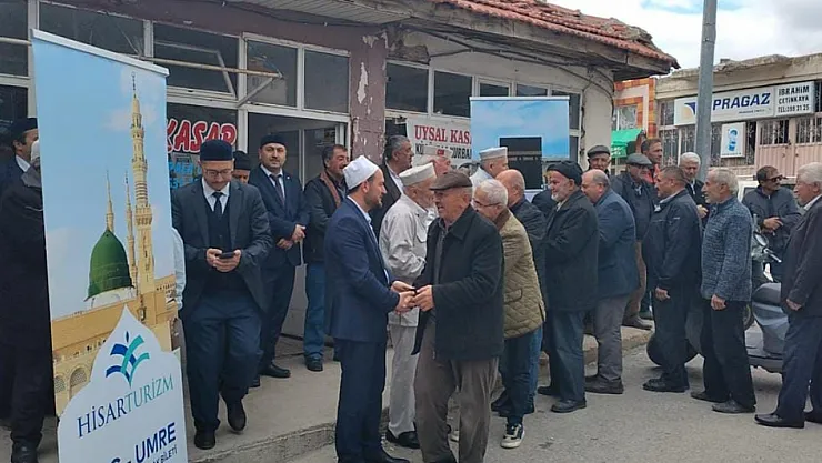 Afyon'dan Kutsal Yolculuk Başladı! İlk Kafile Dualarla Yola Çıktı