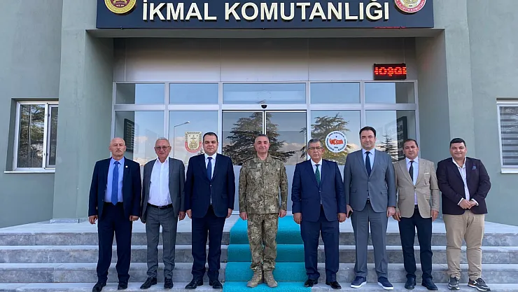 Afyon Gazeteciler Cemiyeti'nden Yeni Komutana İlk Ziyaret!