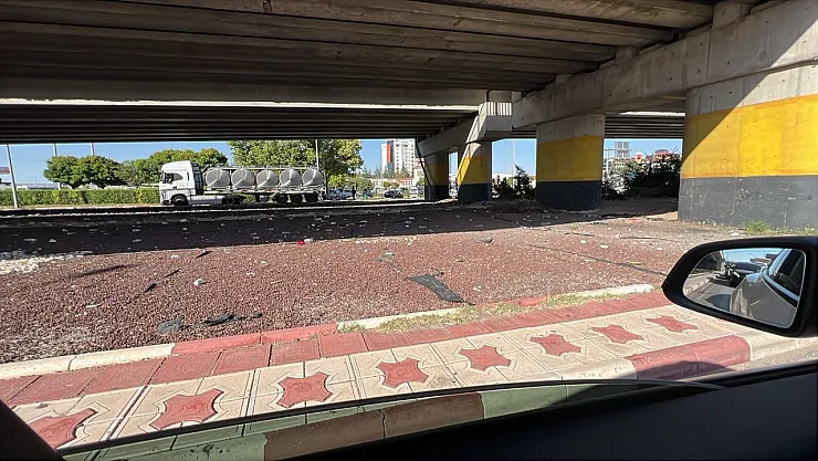 Afyon'un Girişinde Şok Manzara!