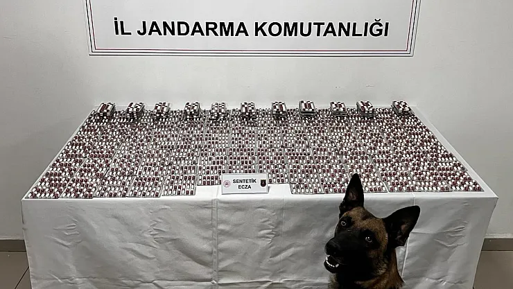 Afyonda Jandarma Tarafından Binlerce Sayıda Uyuşturucu Ele Geçirildi