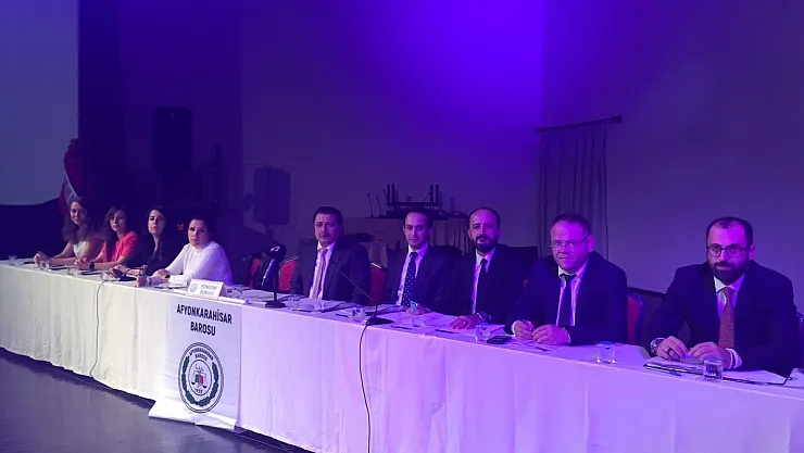 Afyonkarahisar Barosu'nda genel kurul başladı