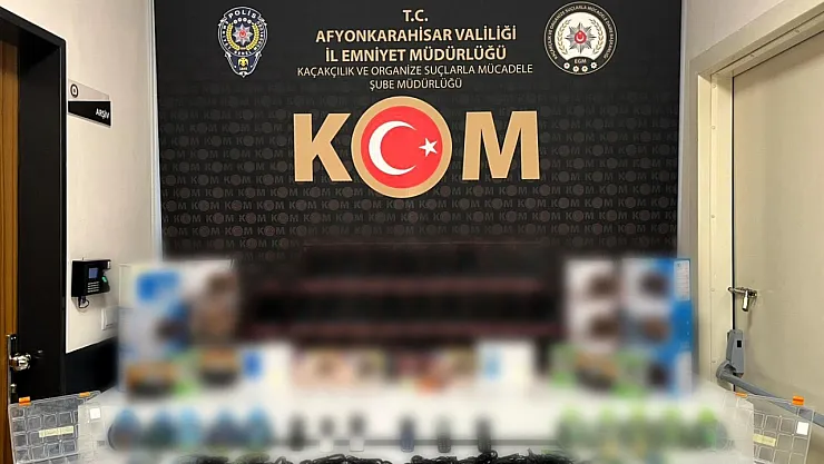 Afyonkarahisar'da Kaçakçılıkla Mücadele Sürüyor