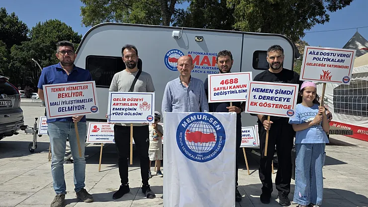 Afyonkarahisar'da Oturma Eylemi Başladı!