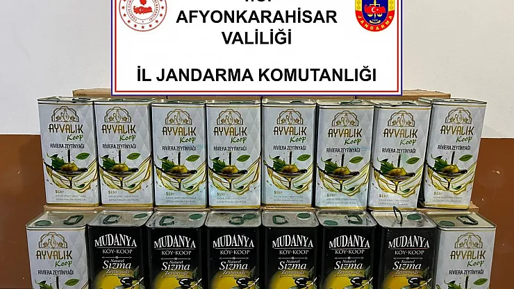 'Afyonkarahisar'da Şok Baskın: 310 Litre Sahte Zeytinyağı Ele Geçirildi!'