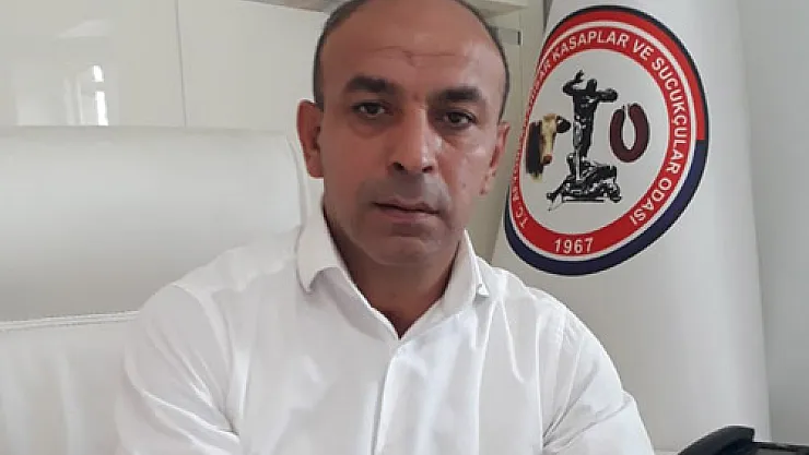 Afyonkarahisar Kasaplar ve Sucukçular Oda Başkanı İbrahim Yörük basın açıklaması yaptı: 'İFŞA EDİLEN Mevsim Sucukları markasının  Mevsim Marketler ile ilgisi yok'