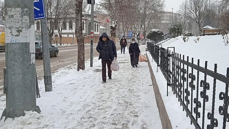Afyonkarahisar'da kar yağışı etkili oldu