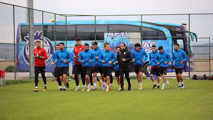 Afyonspor Isparta maçının hazırlıklarına başladı
