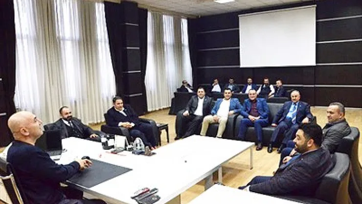 Afyon'un yöresel ürünleri Aksaray heyetine takdim edildi