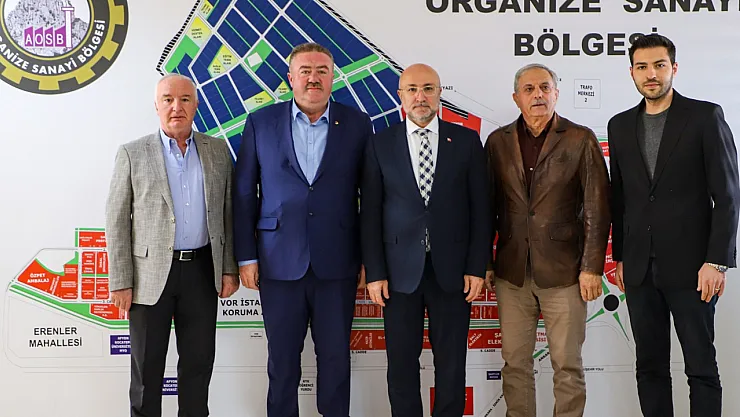 AK Parti'den OSB Başkanı Yeşilay'a Ziyaret