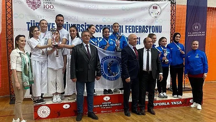 AKÜ SBF Kadın Kata Takımı ÜNİLİG'te 1. Oldu