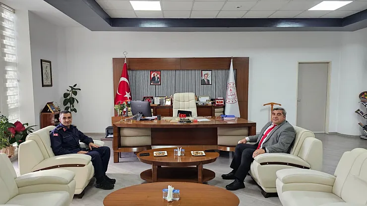 Albay Kaya'dan, Müdür Sünnetci'ye İade-i Ziyaret