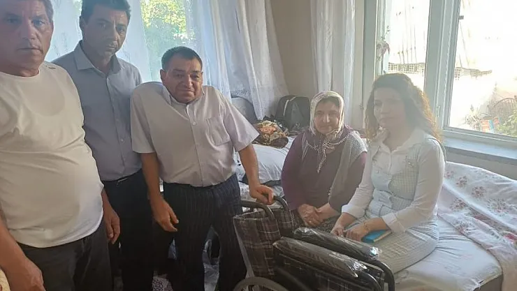 Alpu'da Engelli Vatandaşlara Destek