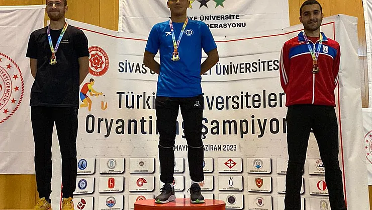 Anadolu Üniversitesi Oryantiring sporcusu altın madalya ile döndü