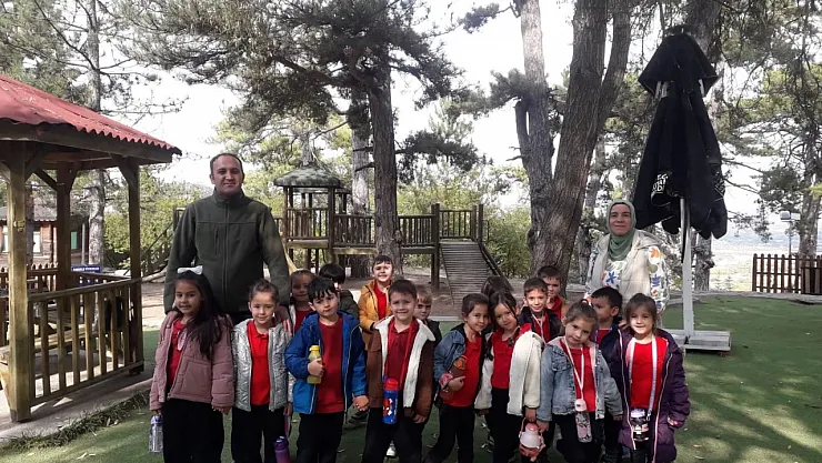 Anaokulu Öğrencileri Çamlıca Tabiat Parkı'ndaki Etkinliğe Katıldı