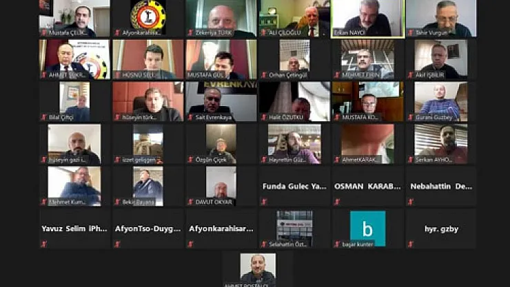 ATSO Müşterek Meslek Komitesi toplandı