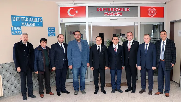 ATSO yönetimi Defterdar Şahin'i ziyaret etti