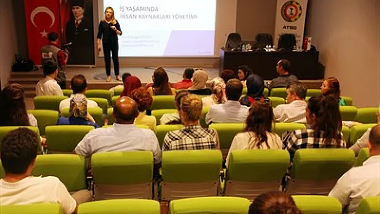 ATSO'da insan kaynakları eğitimi verildi