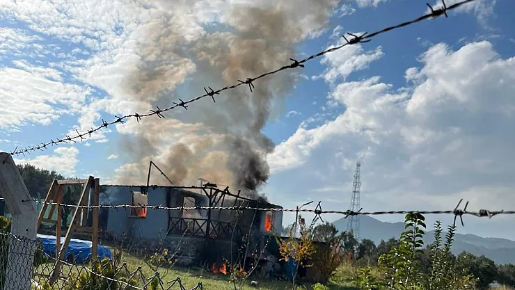 Bağ Evinde Korkutan Yangın