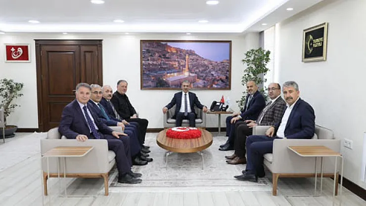 Başkan Çöl, Mardin  protokolünü ziyaret etti
