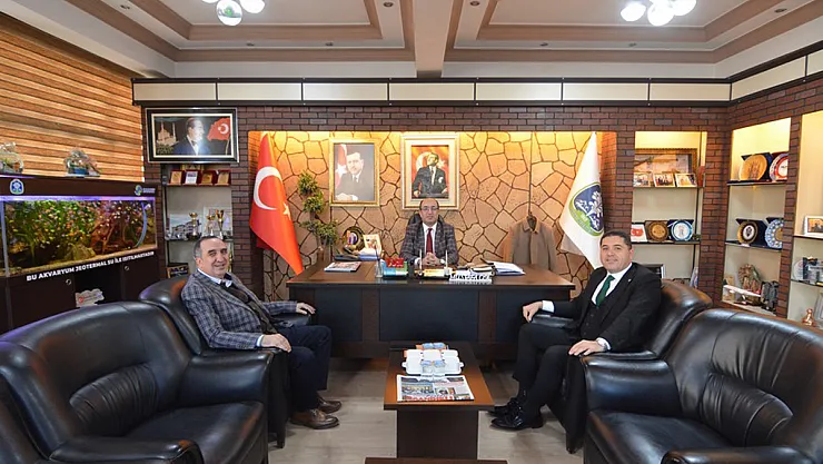 Başkan Çöl, Ziraat Bankası Müdürleriyle Görüştü